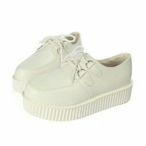 White Platform Creepers 💖